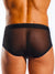 COCKSOX ITALIAN MESH SPORTS BRIEF NERO BLACK - FullKit.com