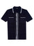 EIGHT X CHANDLER KNIT BUTTON UP POLO SHIRT NAVY - FullKit.com