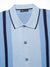 EIGHT X VARSITY KNIT BUTTON UP SHORT SLEEVE SHIRT LIGHT BLUE - FullKit.com