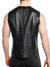 FK LEATHER ZIP FRONT PERFORATED VEST - FULLKIT.COM