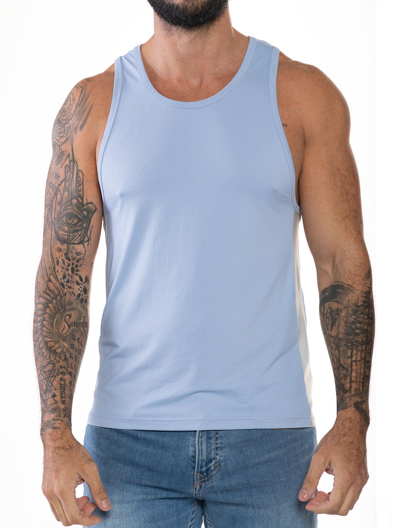 FK SPORT RACE POINT TANK TOP SKY WHITE - FULLKIT.COM