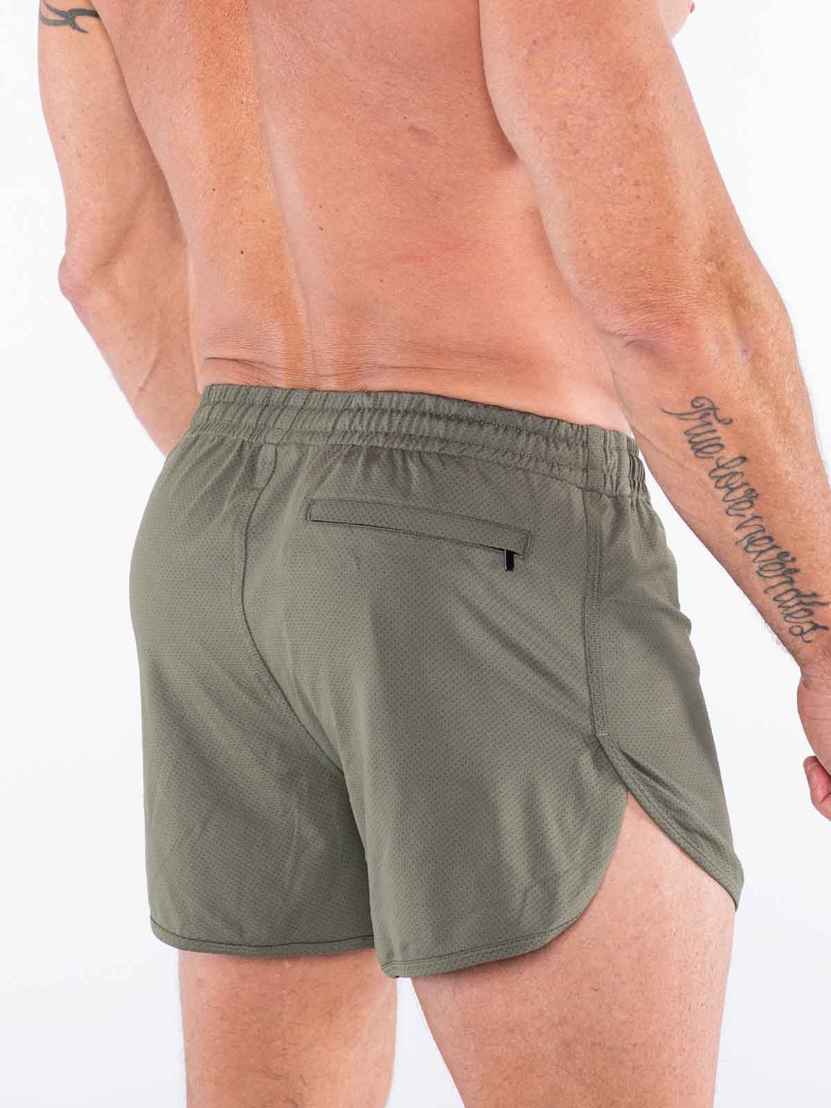 FK SPORT RACE POINT SHORT OLIVE - FULLKIT.COM