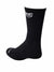 NASTY PIG BRANDMARK CALF SOCK BLACK WHITE - fullkit.com