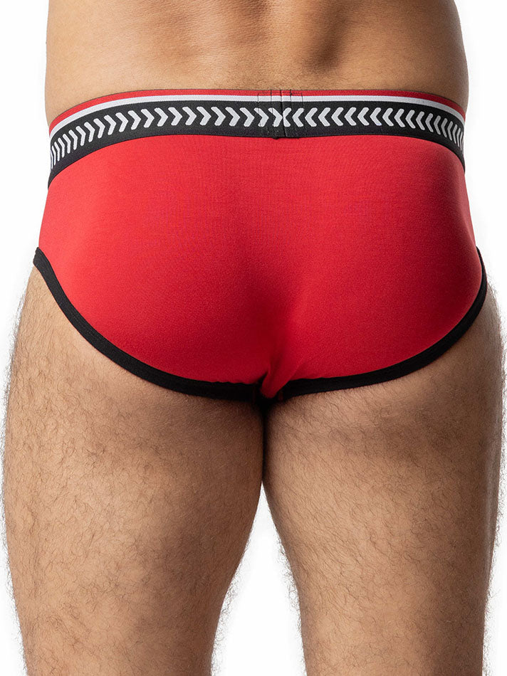 NASTY PIG THRUST BRIEF RED BLACK  - fullkit.com