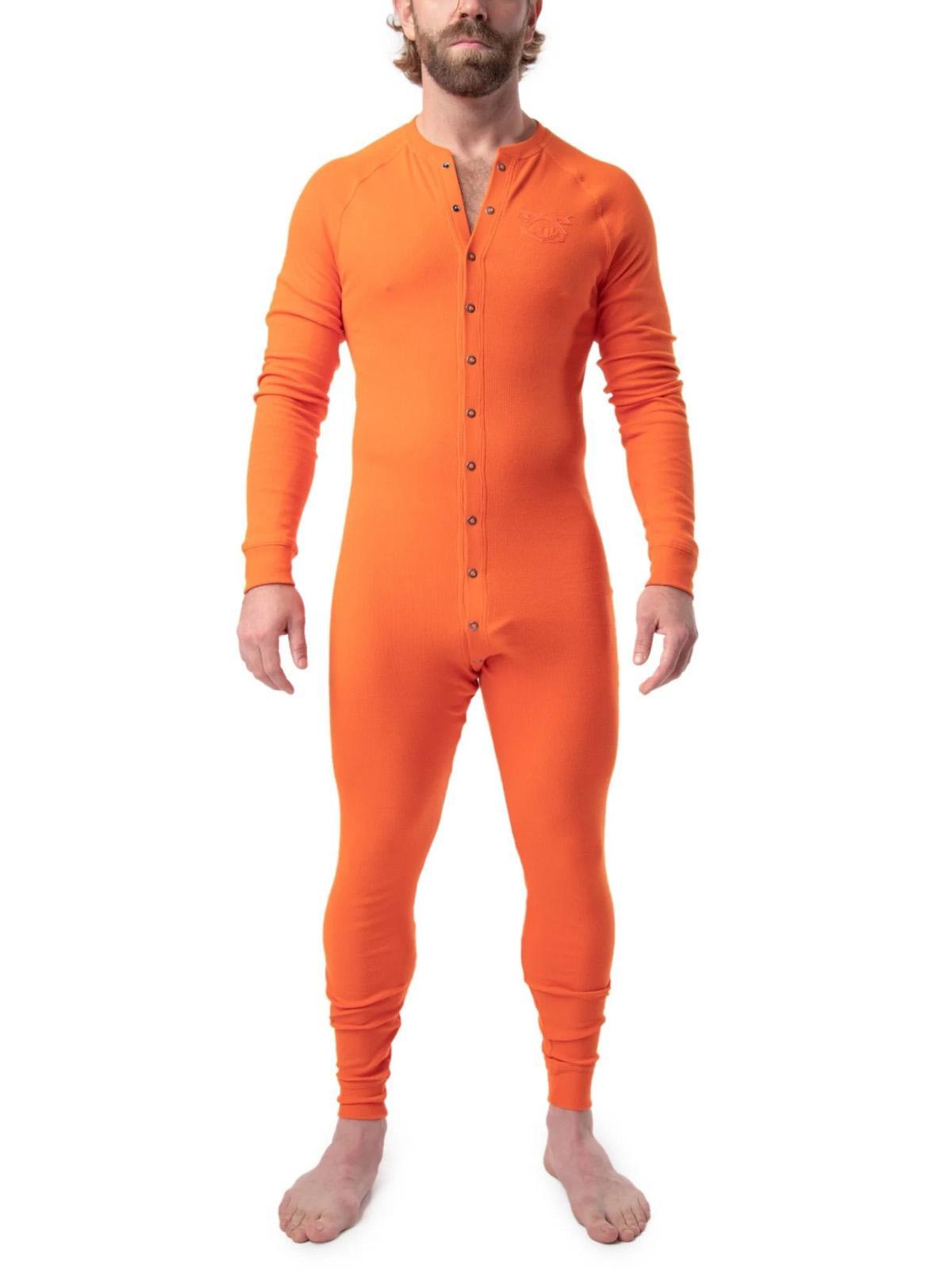 NASTY PIG UNION SUIT FLAME ORANGE - FullKit.com