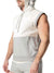 NASTY PIG DUAL SLEEVELESS HOODIE HEATHER GRAY CREAM - FullKit.com