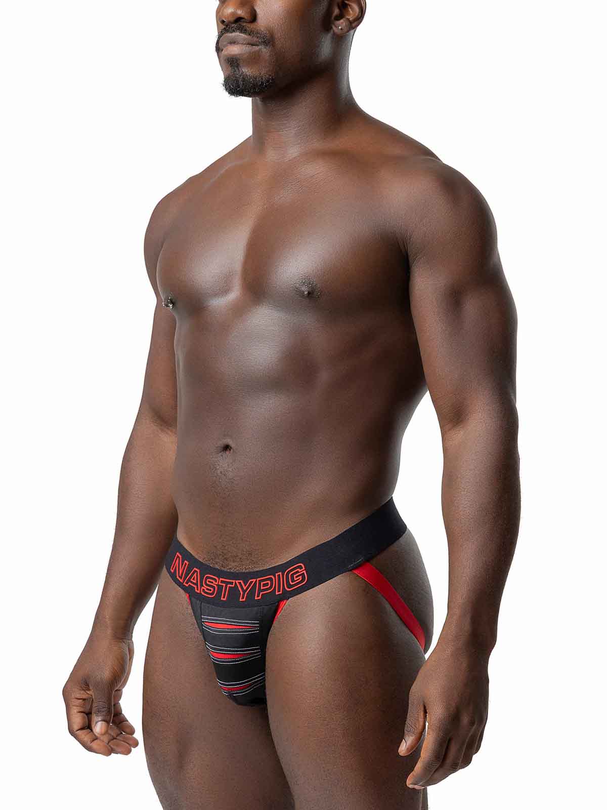 NASTY PIG FULL THROTTLE JOCK BLACK RED - Fullkit.com