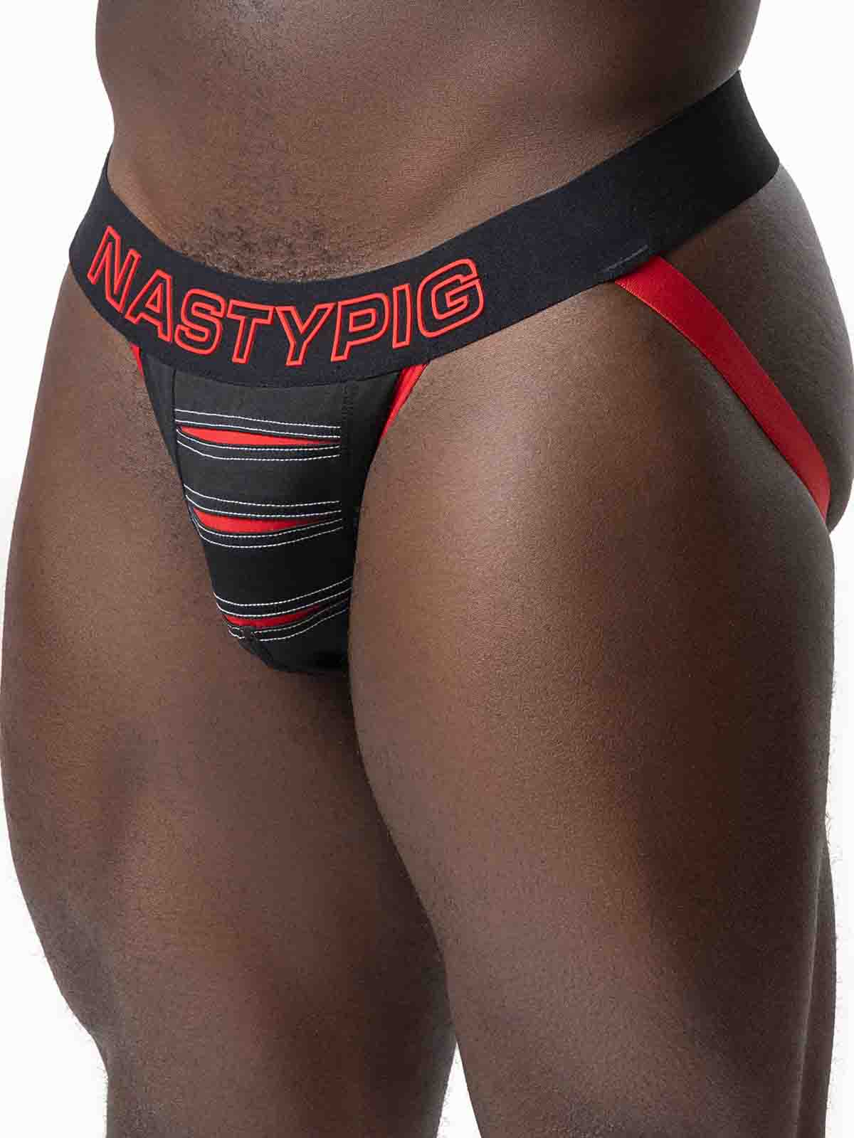 NASTY PIG FULL THROTTLE JOCK BLACK RED - Fullkit.com