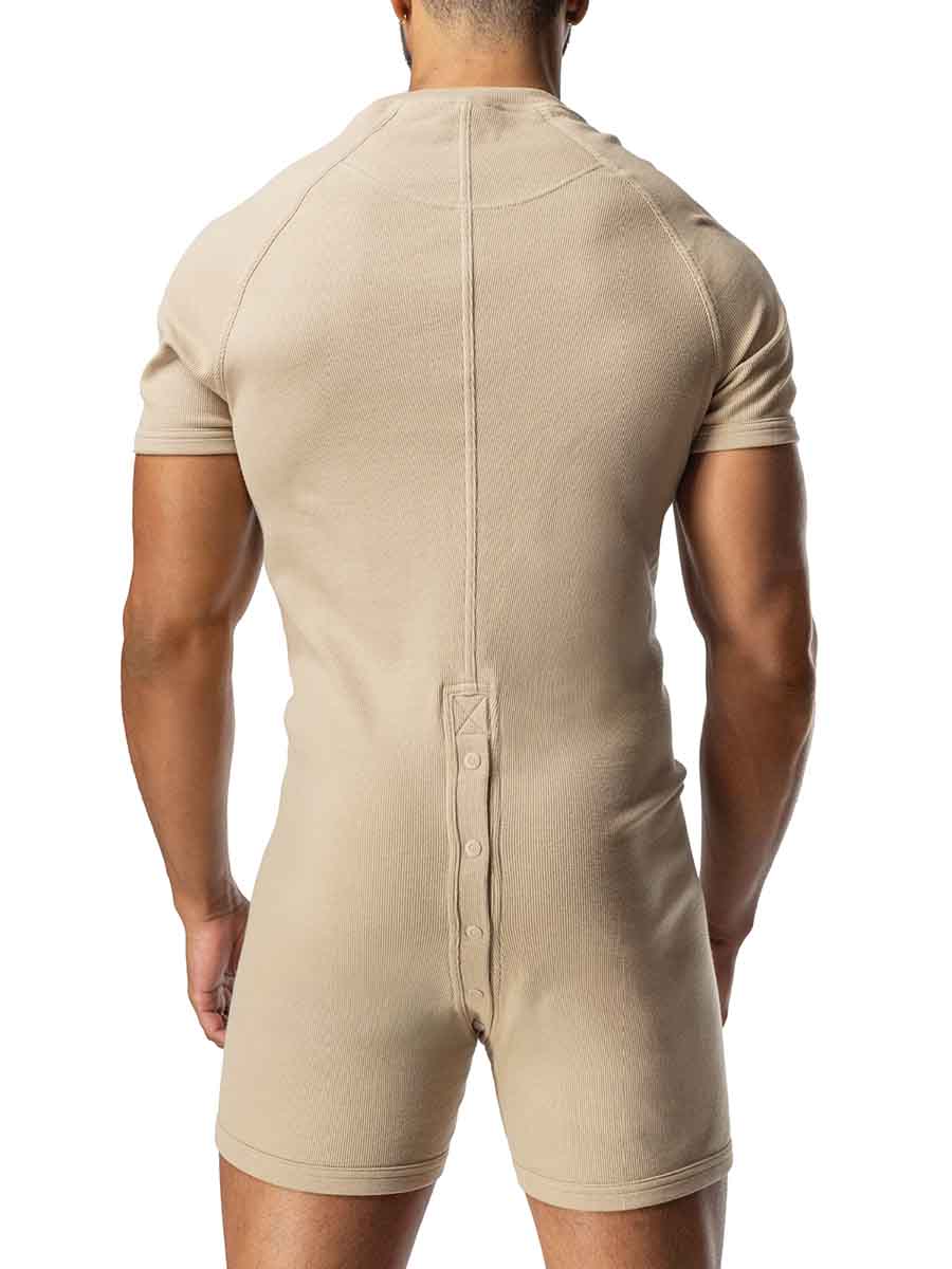 NASTY PIG UNION SUIT CUTOFFS PALE KHAKI  - FullKit.com