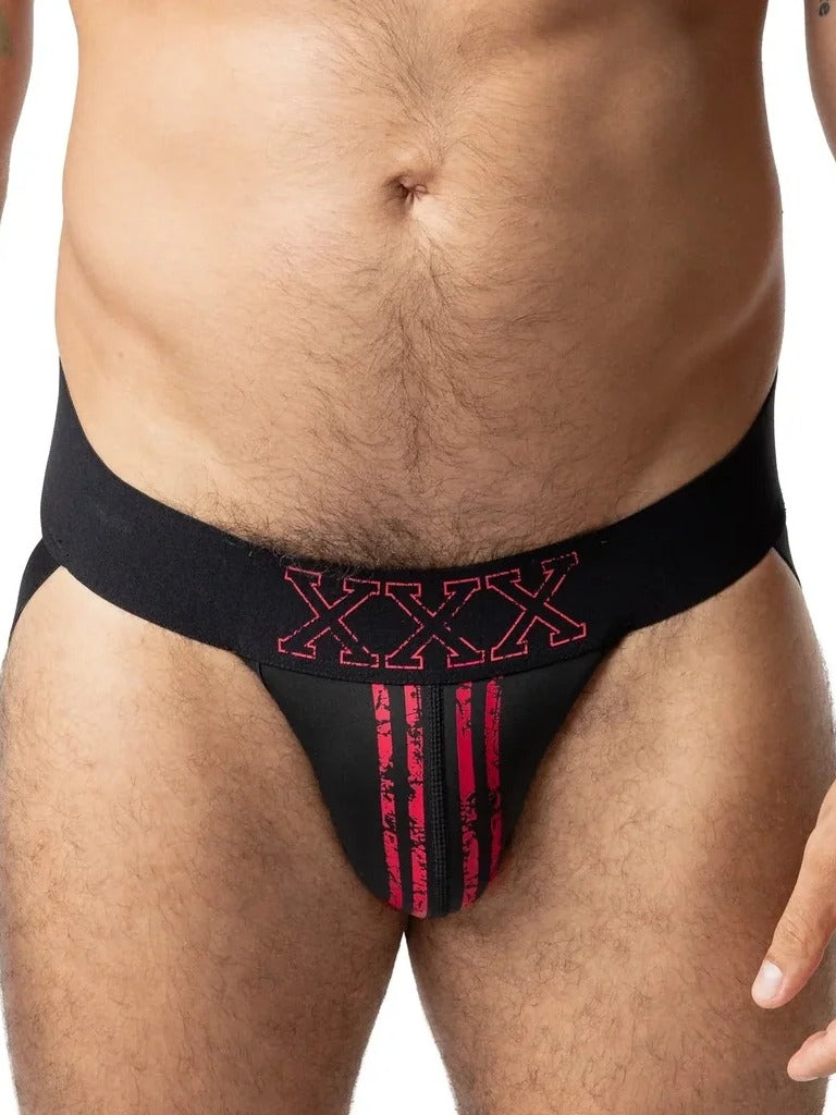 Nasty Pig XXX Jock Strap Black Red - Fullkit.com