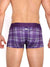 SKULL AND BONES PURPLE TARTAN PLAID TRUNK - FullKit.com