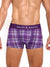 SKULL AND BONES PURPLE TARTAN PLAID TRUNK - FullKit.com