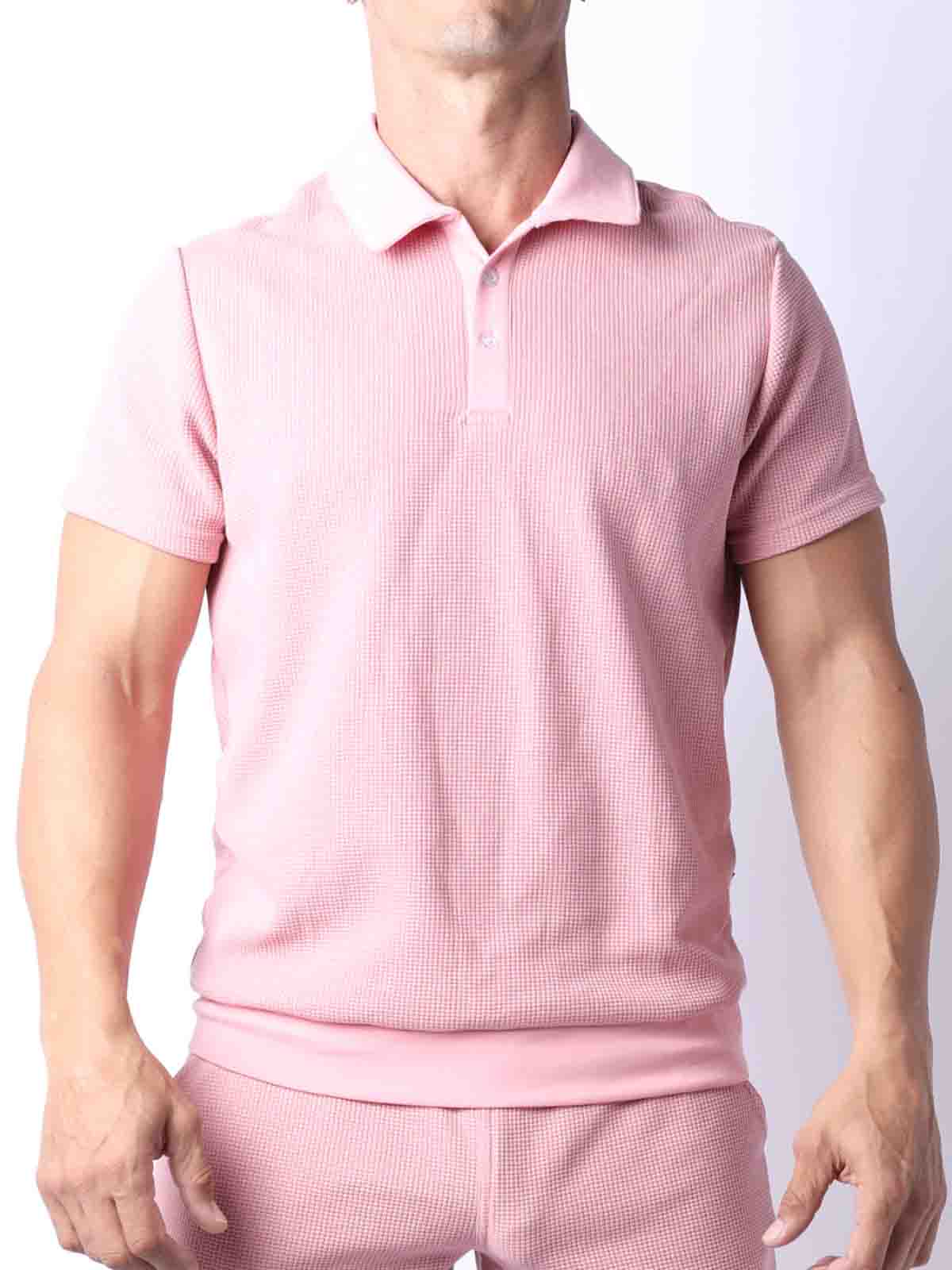 TIMOTEO INDIO CROCHET SHIRT BLUSH - FullKit.com