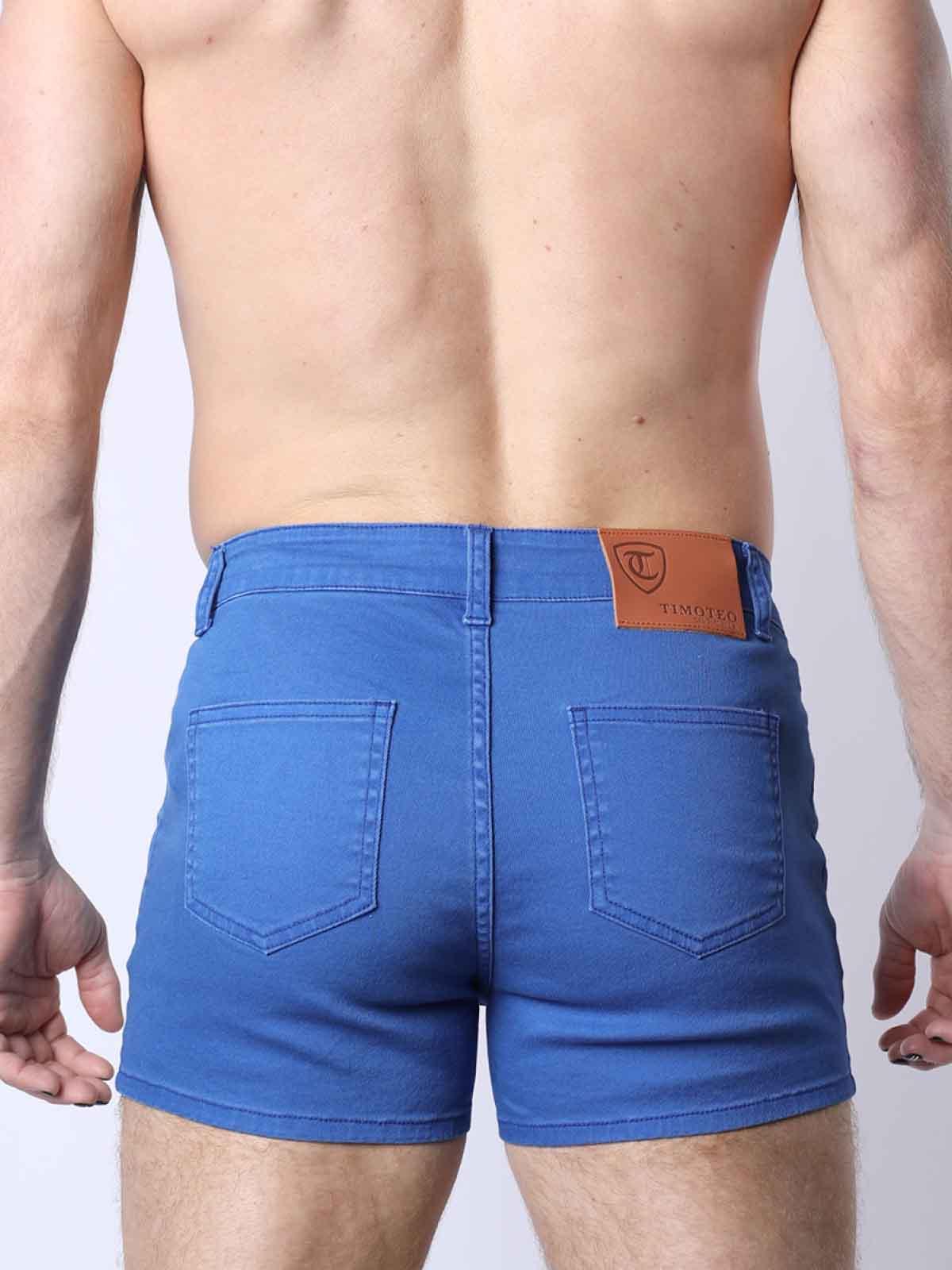 TIMOTEO BERKELEY SUPER STRETCH TWILL SHORT BLUE - FullKit.com