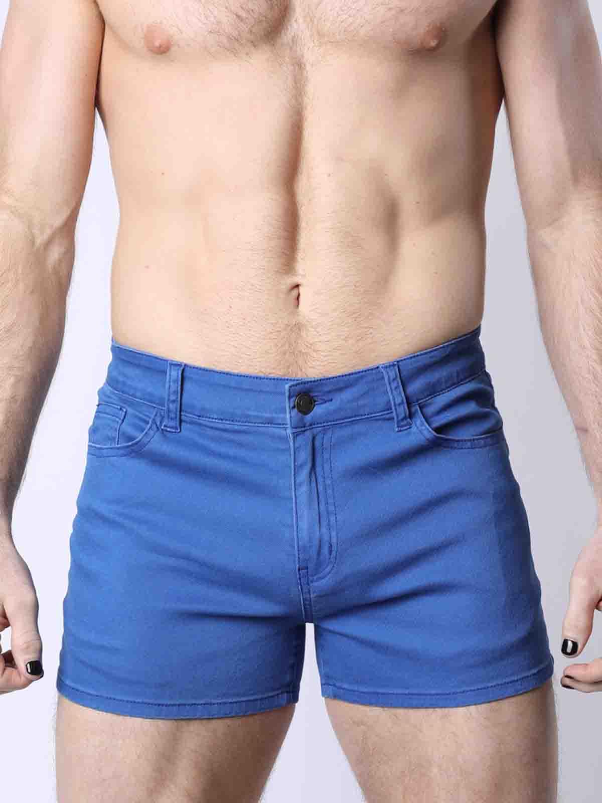 TIMOTEO BERKELEY SUPER STRETCH TWILL SHORT BLUE - FullKit.com