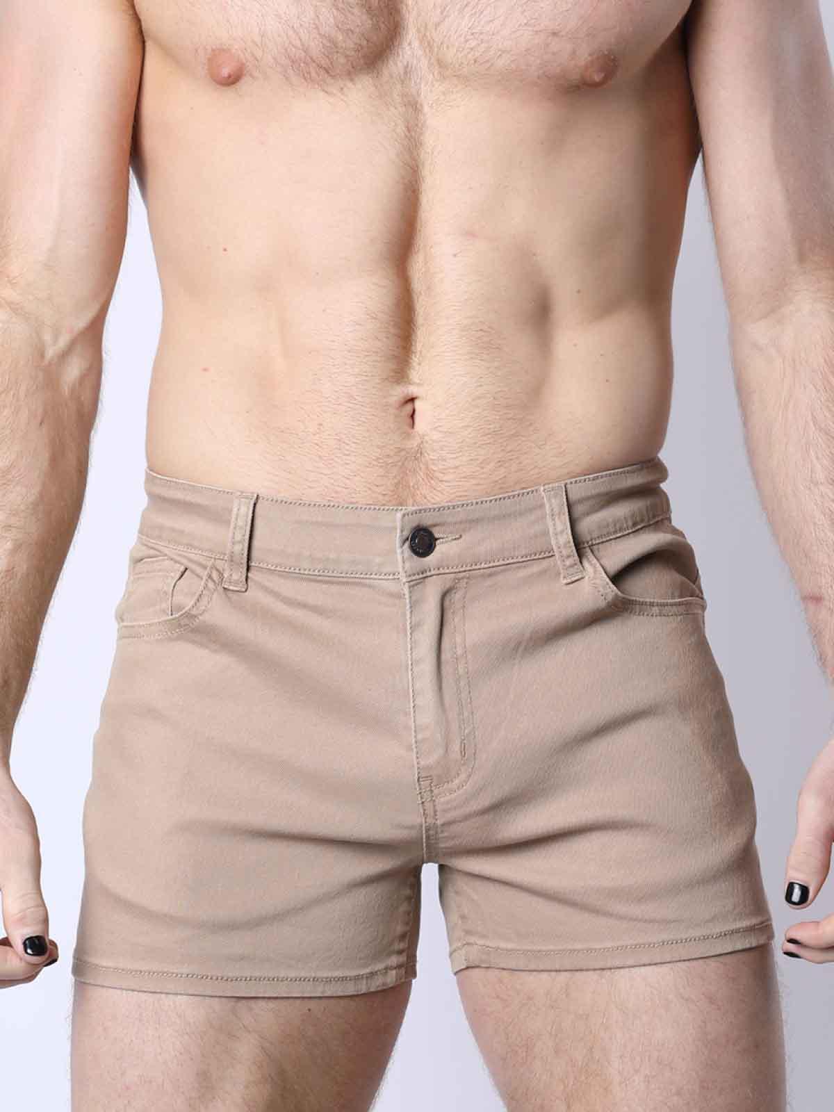 TIMOTEO BERKELEY SUPER STRETCH TWILL SHORT TAN - FullKit.com