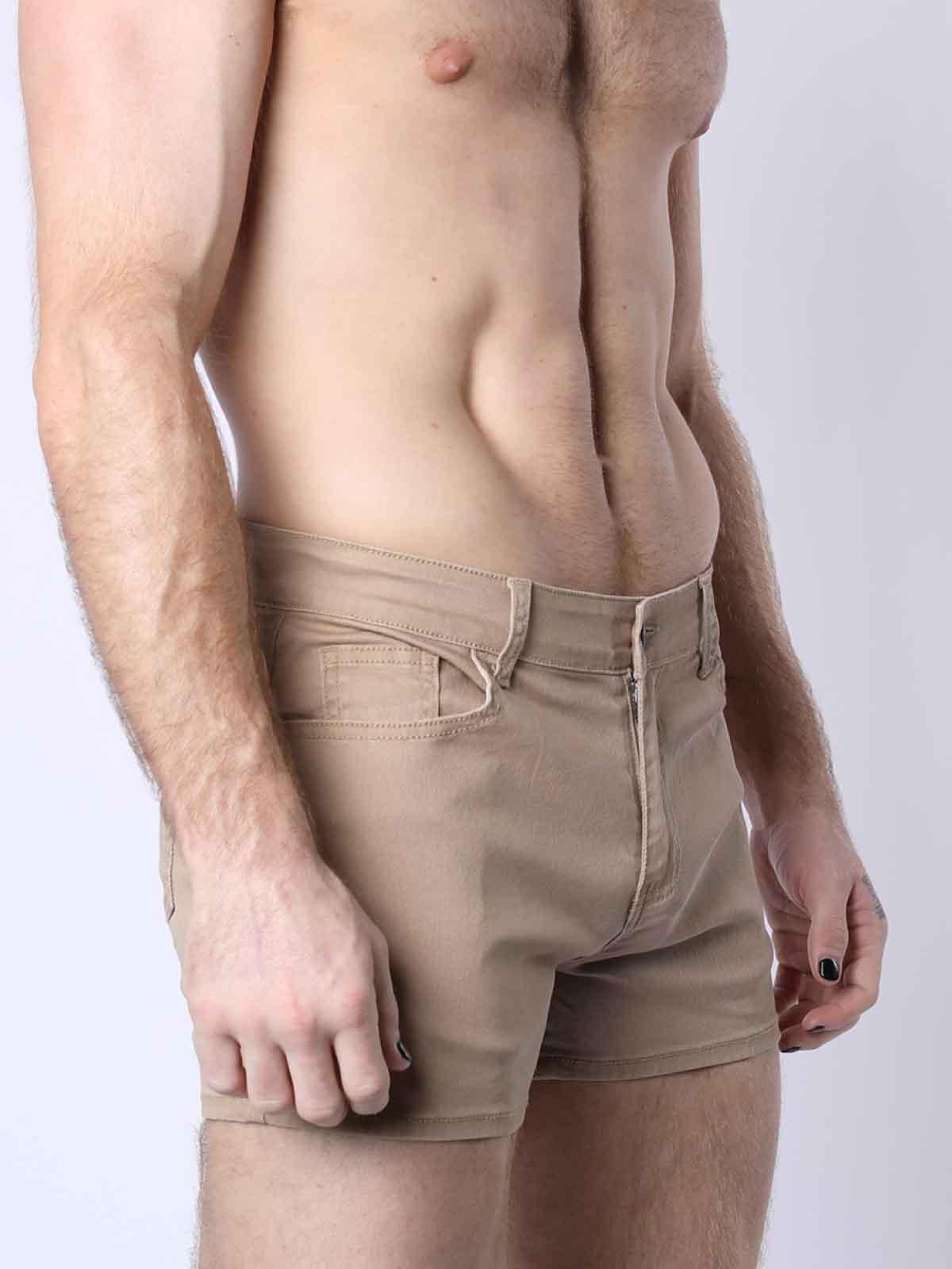 TIMOTEO BERKELEY SUPER STRETCH TWILL SHORT TAN - FullKit.com