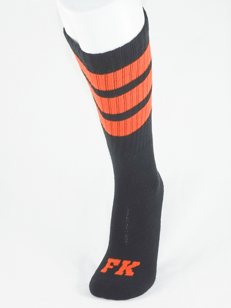 FK SPORT BLACK HIGH CALF TUBE SOCK