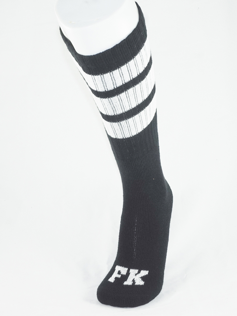 FK SPORT BLACK HIGH CALF TUBE SOCK