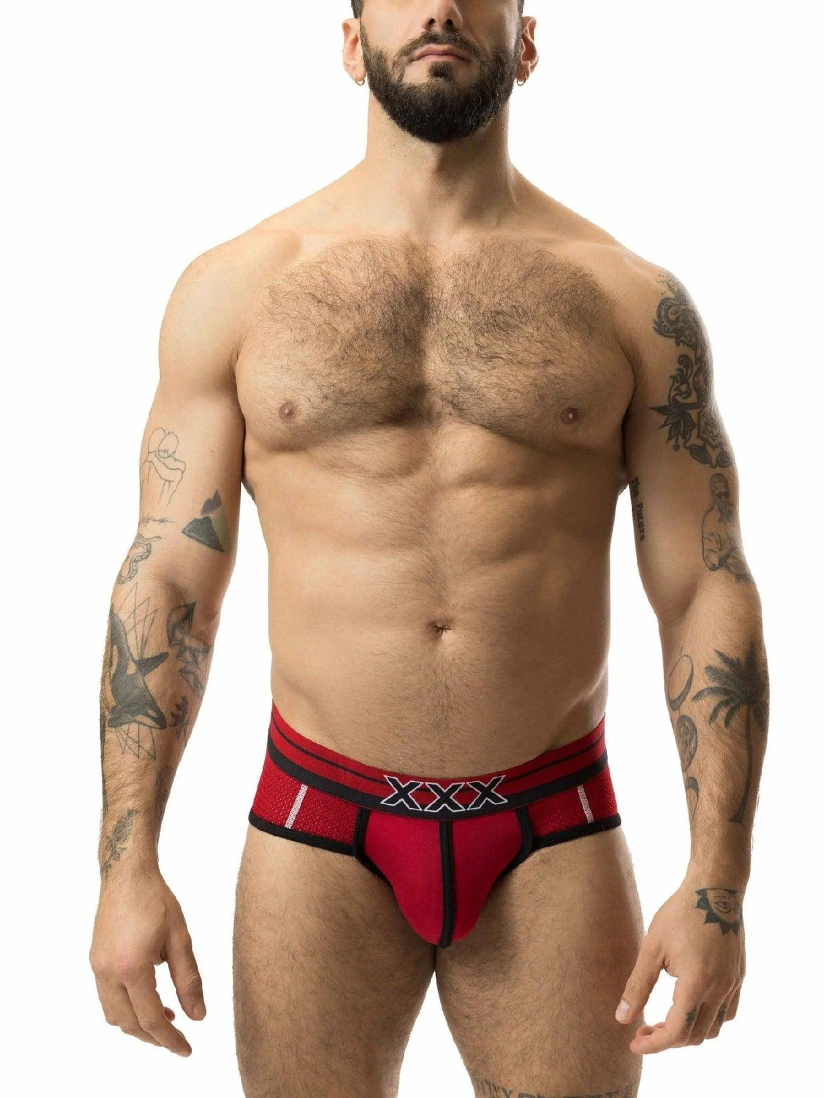 Nasty Pig XXX U Front Brief Red - Fullkit.com