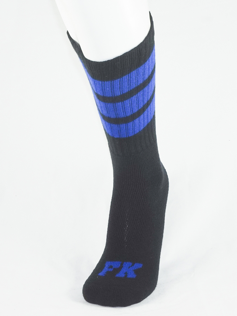 FK SPORT BLACK HIGH CALF TUBE SOCK