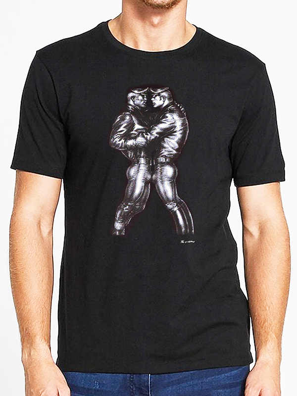 TOM OF FINLAND LEATHER DUO TEE